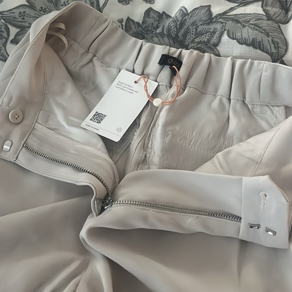 NWT Quince size 2 SHORT Stretch Crepe Pleated Wide Leg Pants - Picture 7 of 8